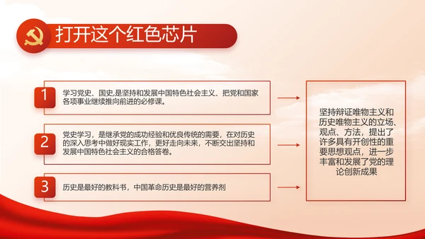 党支部党史学习教育工作总结动态PPT
