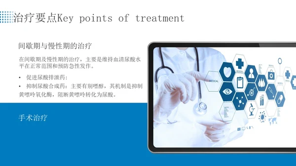 蓝色简约商务痛风患者患者护理医疗培训PPT课件