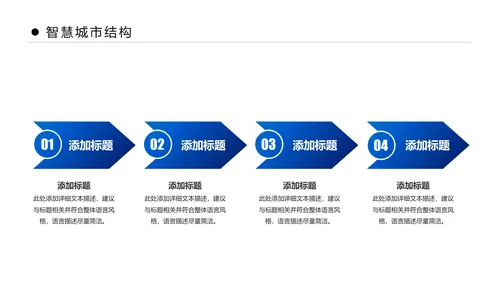 2018蓝色大气智慧城市互联网动态PPT模板
