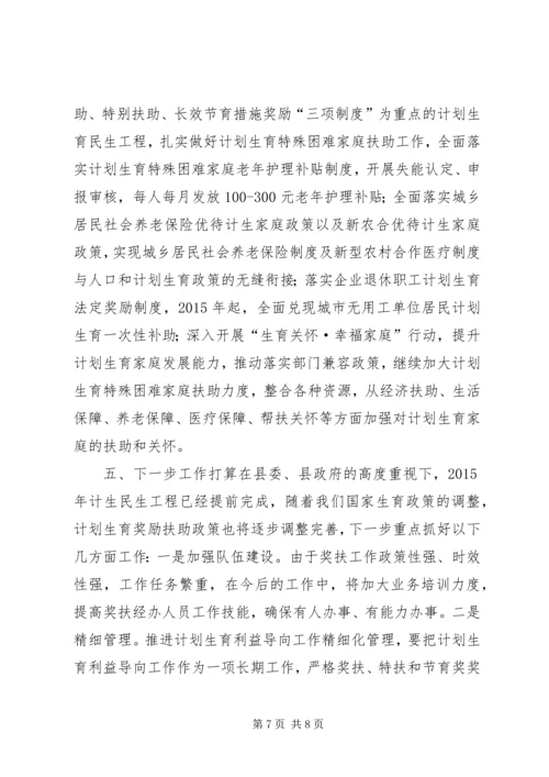 乡镇计划生育民生工程工作总结.docx