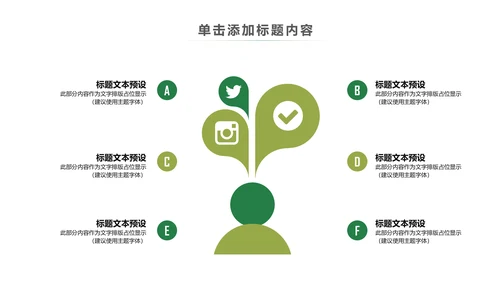 简约清新春天主题读书分享动态PPT模板