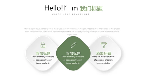 绿色小清新餐饮商业计划书动态PPT