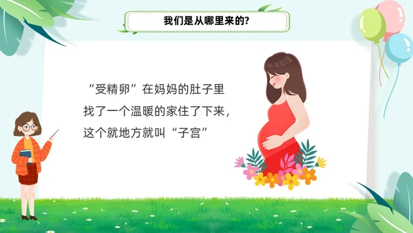 绿色小清新淡雅简约身体器官知多少幼儿园医学科普课件PPT