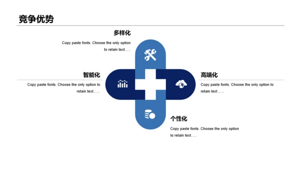 蓝色线条简约风楼盘商业计划书PPT下载