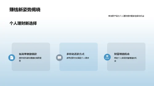 XX银行新贷款产品解读
