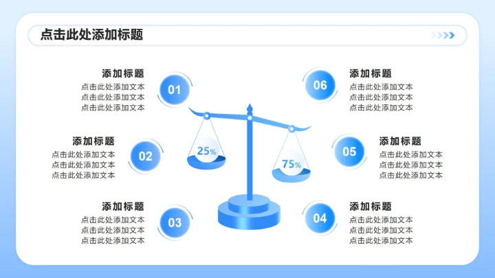 蓝色商务风职场年终工作总结汇报PPT模板