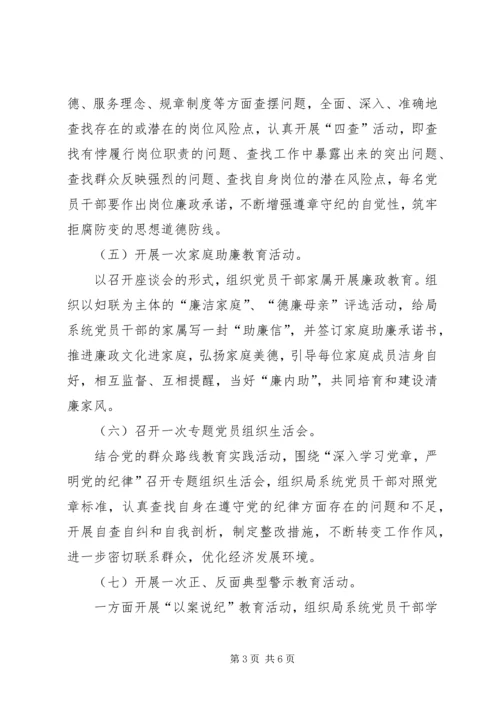 第十六个党风廉政建设宣传教育月活动情况报告 (4).docx