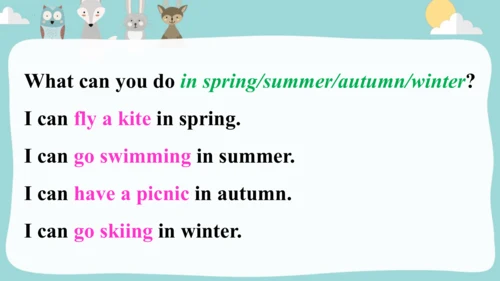 Module4Unit 2 My favourite season is spring. 课件(共4