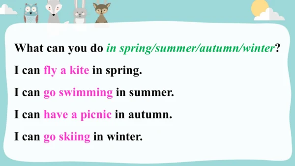 Module4Unit 2 My favourite season is spring. 课件(共4