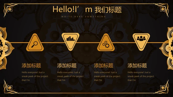 黑色高端大气房地产营销策划动态PPT