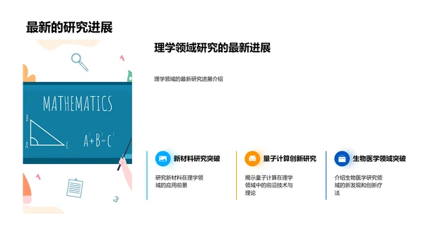 理学研究开题报告PPT模板