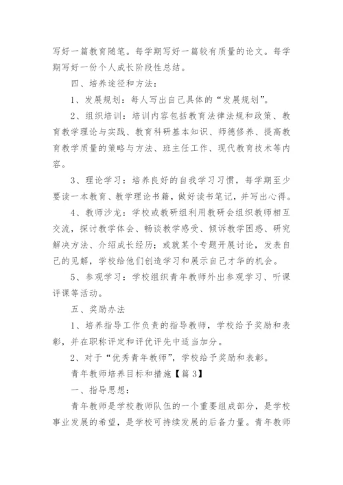 青年教师培养目标和措施（通用9篇）.docx