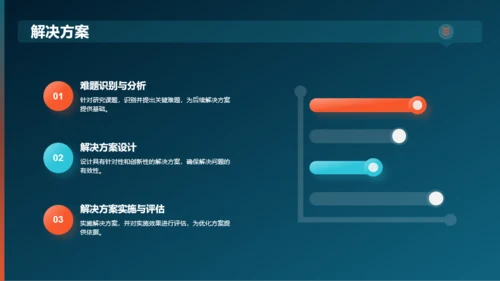 黑色渐变研究课题开题报告PPT模板