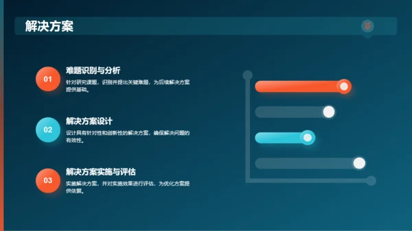 黑色渐变研究课题开题报告PPT模板