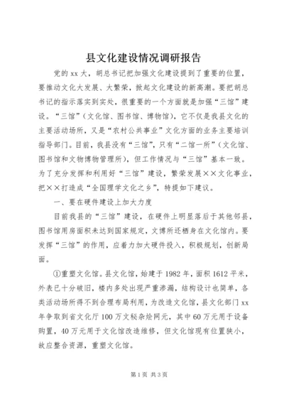 县文化建设情况调研报告 (3).docx