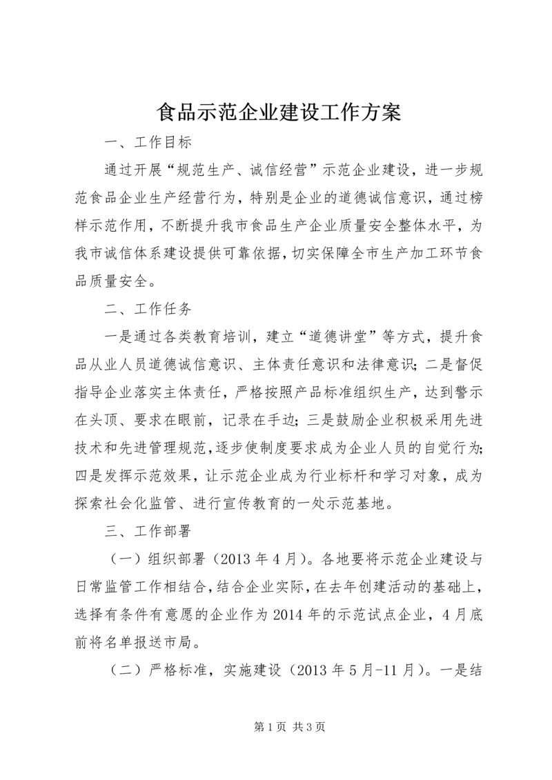 食品示范企业建设工作方案.docx