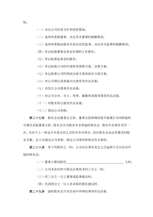 企业集团公司综合章程概述.docx