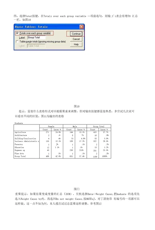 SPSS学习笔记心得