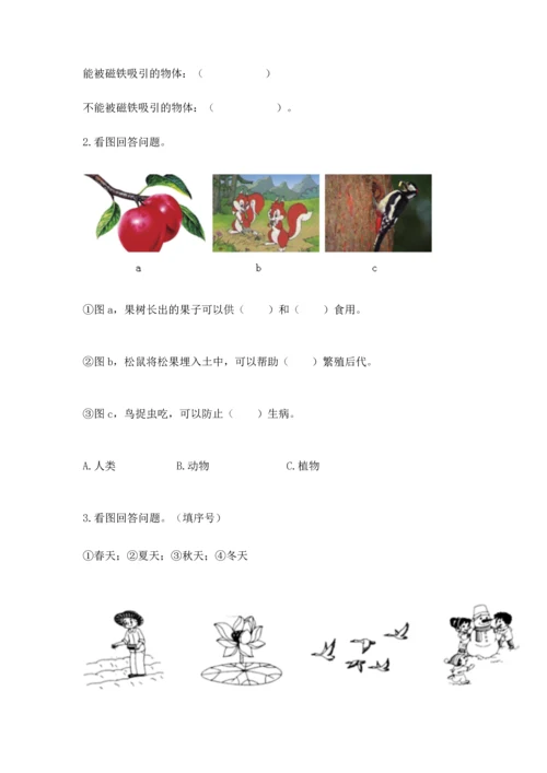 教科版二年级上册科学期末测试卷附完整答案【考点梳理】.docx
