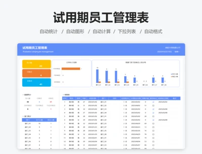 试用期员工管理表