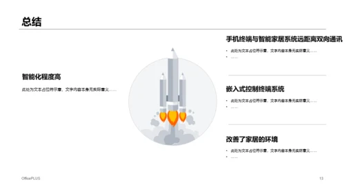 黑色商务风物联网智能家居系统研究报告PPT模板
