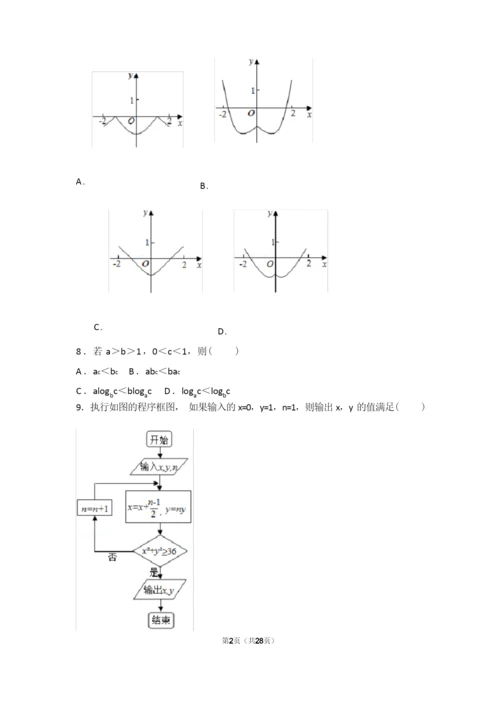 2016高考全国1数学试卷及解析.docx