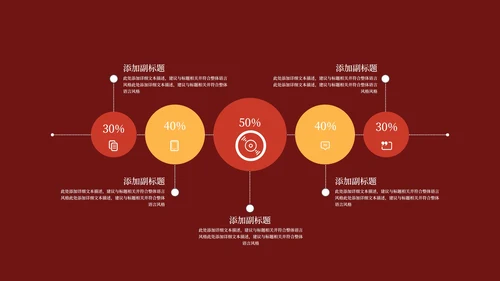 红色喜庆二月二龙抬头PPT模板