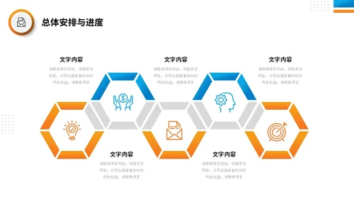 商务风蓝桔双色系开题报告答辩PPT答辩1