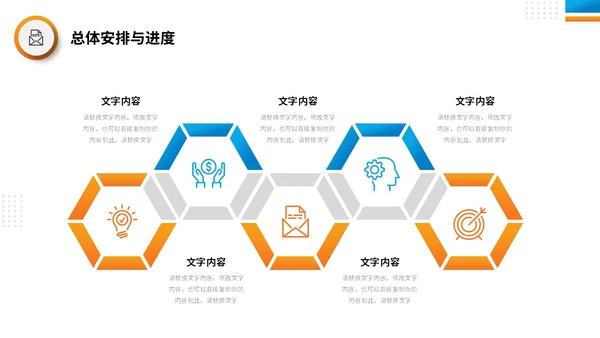 商务风蓝桔双色系开题报告答辩PPT答辩1
