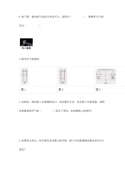教科版三年级上册科学期末测试卷（轻巧夺冠）.docx