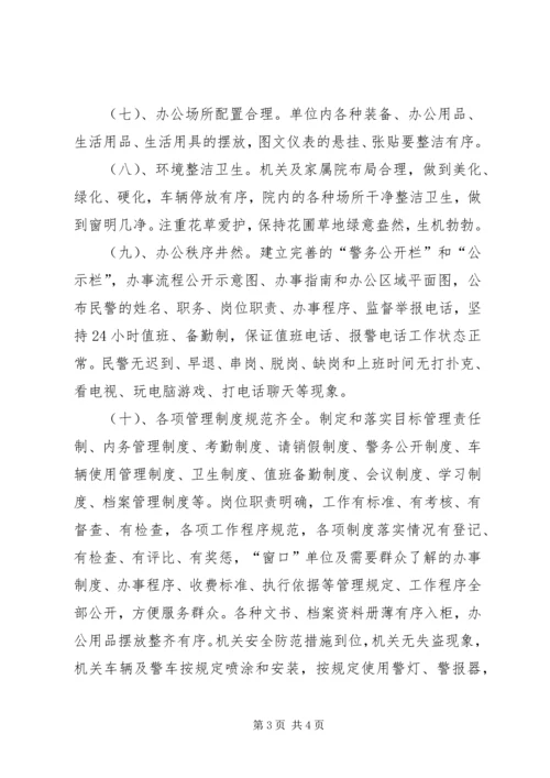 公安交警队伍正规化建设管理工作规范 (2).docx