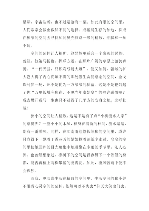 以空间为题的作文.docx