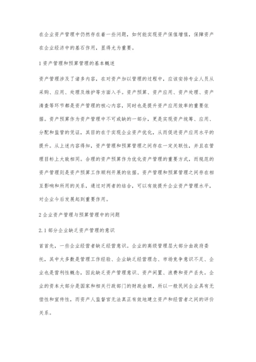 企业资产管理与预算管理有效结合的路径探讨.docx