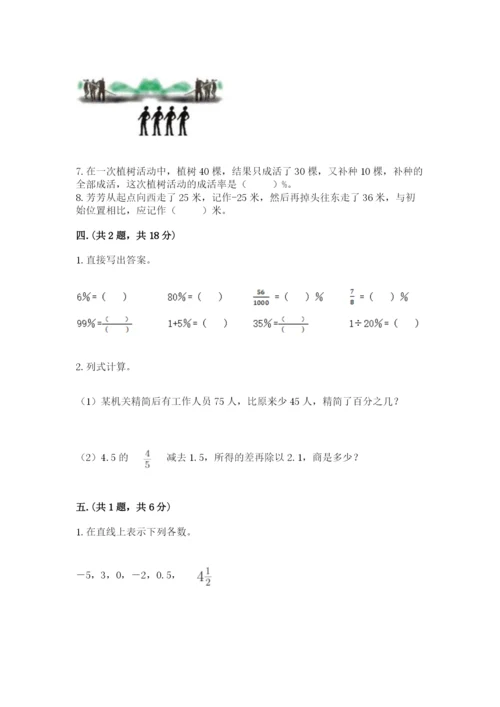 河南省平顶山市六年级下册数学期末测试卷（全优）.docx