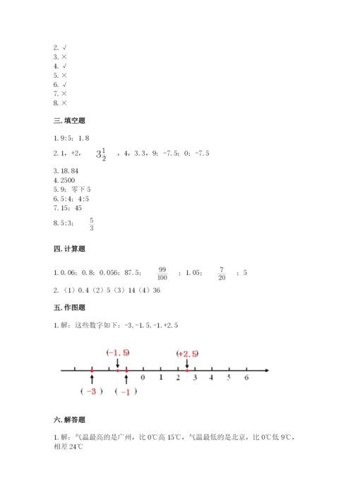 北京版六年级下册期末真题卷及答案【有一套】.docx