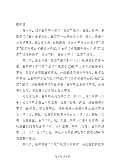 陕西政府机构改革方案 (3).docx