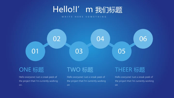 蓝色大气科技感网络信息软件科技商务动态PPT