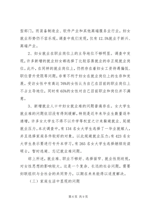 妇女思想引导工作专题调研报告.docx
