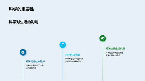 科学在生活中的魅力