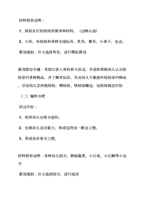 小班区域活动专项方案.docx