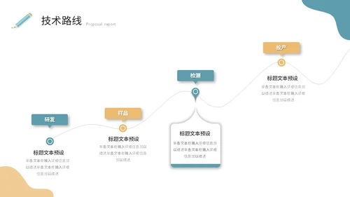 简约插画风开题报告毕业答辩毕业论文ppt模板