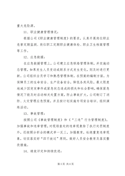 安全生产标准化自评报告 (2).docx