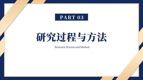 蓝金毕业学术论文答辩ppt模板