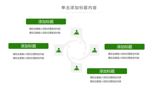 绿色森林植树造林林业木材园动态PPT模板