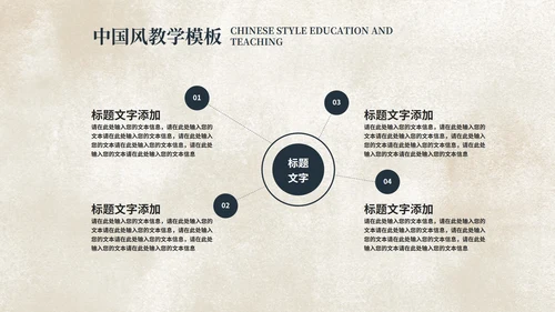 中国风国学传统文化主题教育PPT模板