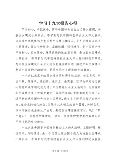 学习十九大报告心得 (15).docx