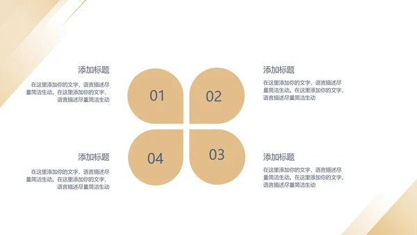 黄色简约风风景年度总结汇报PPT模板