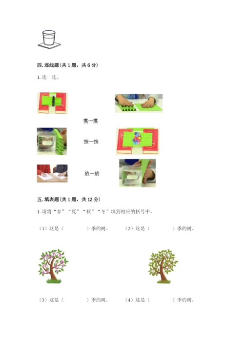 教科版科学二年级上册期末考试试卷（模拟题）.docx