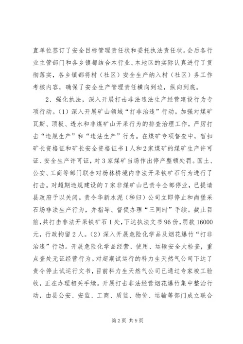 县安监局工作汇报.docx