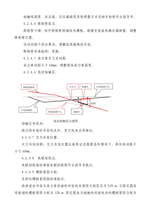 交叉线岔检修作业指导书.docx